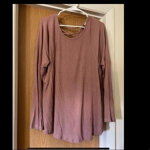 Womens flowy cross back sweater
